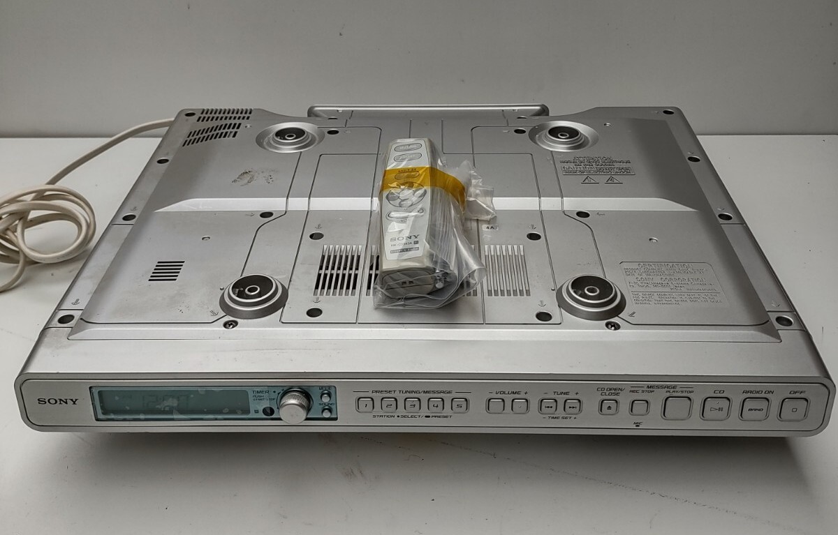 Sony ICFCD553RM Under Counter CD Player Radio AM/FM Kitchen