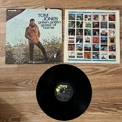 Tom Jones Green Green Grass of Home Parrot Vinyl Record LP 1967 Rock Pop