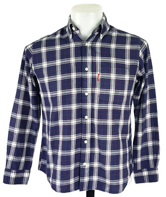 CONVERSE ALL STAR Mens Blue L/S EVENING SHIRT Casual U/Soft - S - 40'' - RRP £59