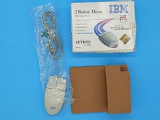 IBM 2 Button mouse M/N M-S34 New Old Stock ASM P/N 76H0105 great movie prop