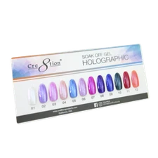 Cre8tion Holographic Collection Soak Off Gel Polish (15 ml/.5 fl oz) - Pick Any 