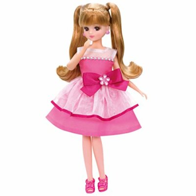 Licca Doll Rika Chan Kleid Kleidung LW-16 Fuwa Moko Bunt Katze No Doll JAPAN