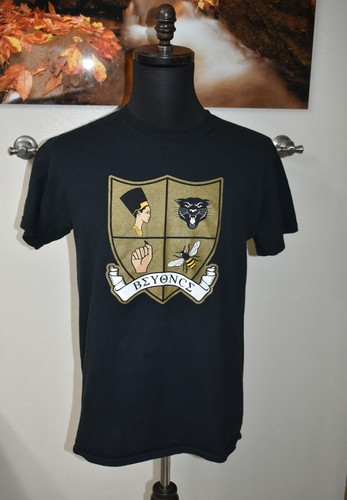 Original Beyonce Coat of Arms T-Shirt Size Medium / Small Black Crest ...