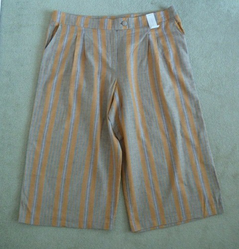 FAB TU Mustard Pink Grey Striped Cotton 
