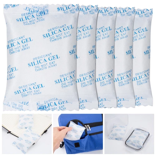 5/10/20/50pcs 100g Food Safe Silica Gel Packets, Dessicant Packs for Storage UK