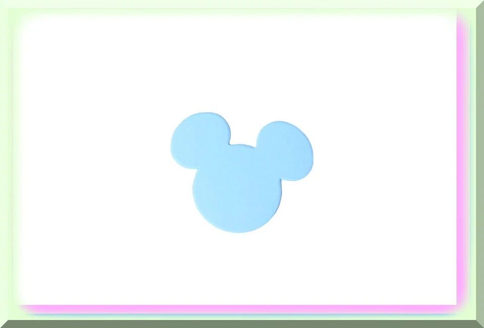 Confeti Mickey Magic Glitter - 100 piezas de 1,5 pulgadas tema Mickey Mouse brillo plateado Foto 4 de 4