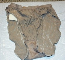 New Vintage HONORS INTIMATES Brief Panties High leg Cotton Size 6