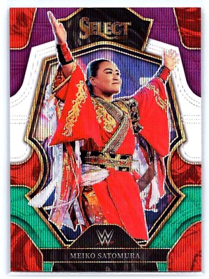 2023 PANINI SELECT WWE TRI-COLOR PREMIER LEVEL PRIZM #136 MEIKO SATOMURA NXT 2.0