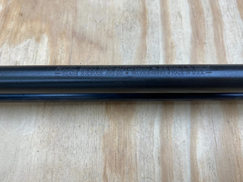 SEARS 型号 2200 Savage 980 .22LR BARREL 前后瞄准盒管 — 第 3/4 张图片