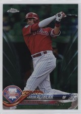 2018 Topps Chrome Green Wave Refractor 26/99 Aaron Altherr #170 sy5