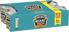 Heinz Baked Beans 6 x 200g – Classic British Beans in Tomato Sauce. NEXT DAY DEL