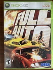Full Auto Xbox 360 Microsoft Sega Complete in Box CIB Tested Working