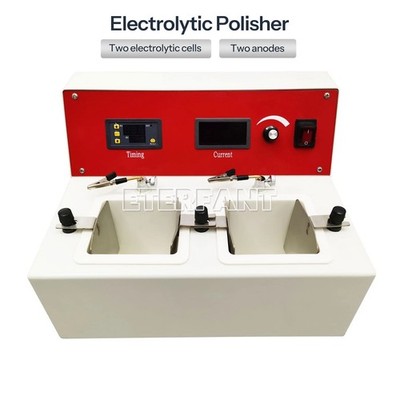 Dental Lab Electrolytic Polishing Machine Unit with Two Electrolytic Cells