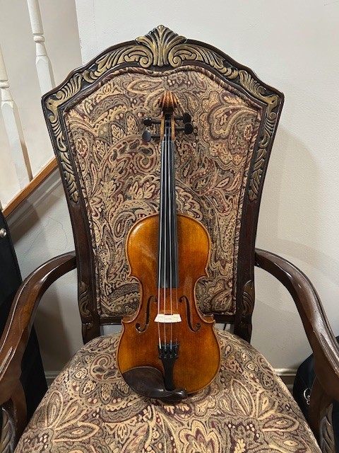 HandMade Violin Outfit 4/4 / 1 PIECE BACK / Gagliano Oblong case GG-305