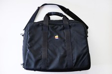 Rainbow Apple Logo Travel Bag Computer Carrying Case Black Vintage
