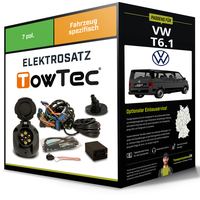 Elektrosatz 7-Pol Spezifisch für VW T6.1 10.2019-Jetzt NEU Towtec