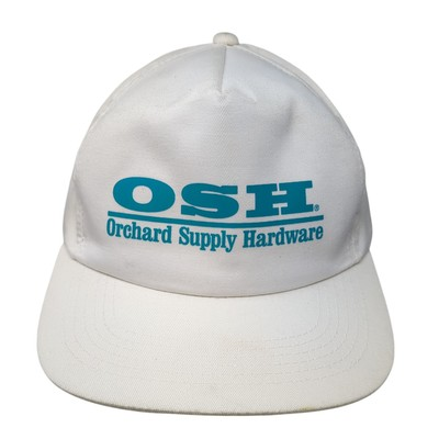 #ad OSH Orchard Supply Hardware Snapback Hat White One Size Adjustable Young An $20.00