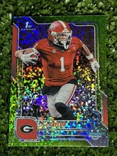 Tayln Taylor 2025 Bowman U 1st Chrome Lime Green Mini Diamonds RC Georgia /275