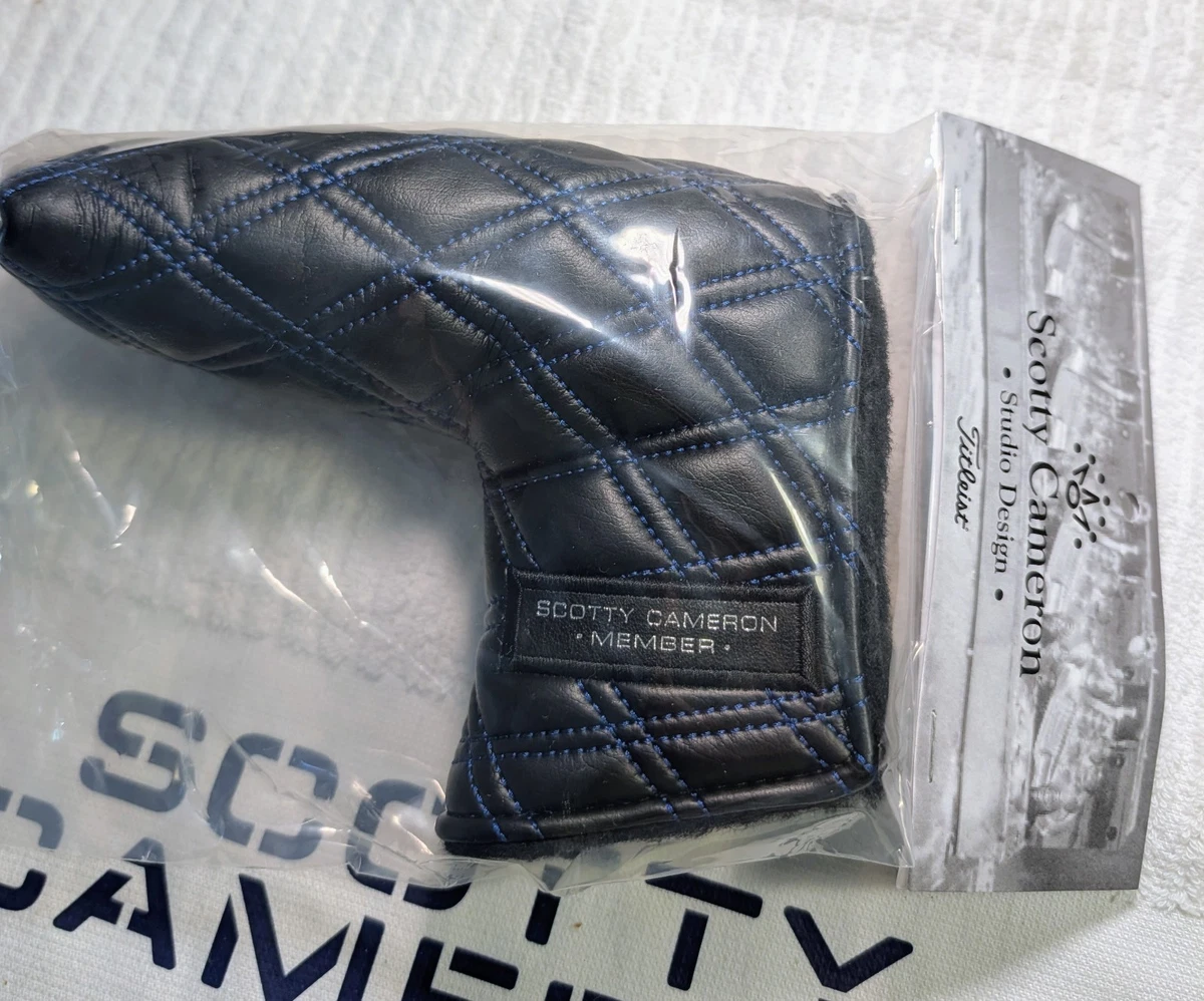 Rare Couvre-tête De Putter Scotty Cameron 2011 Club Member – Lame, Noir/or, USA