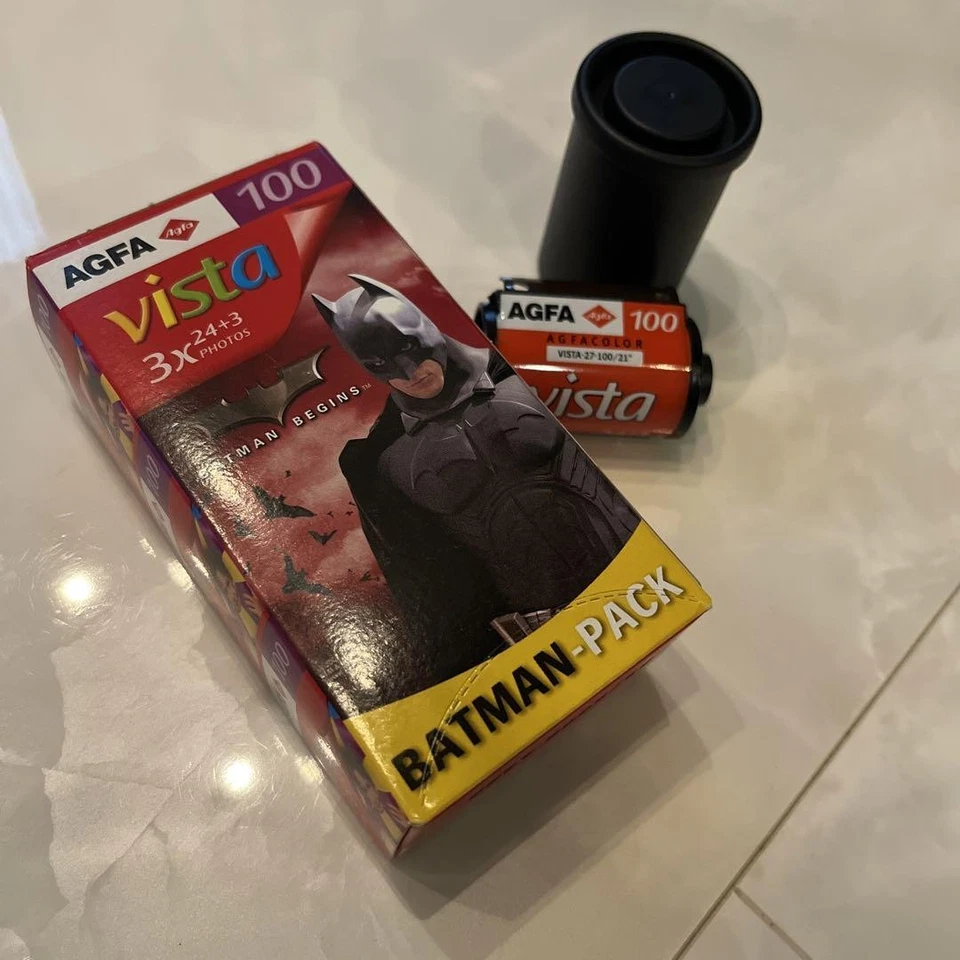 AGFA vista Color Film ISO100 24+3 sheetsrolls Batman Pack Cameras and Photo - Image 4 of 4