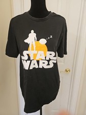 Adidas X Star Wars: The Mandalorian Men's T-shirt Small Black Gold
