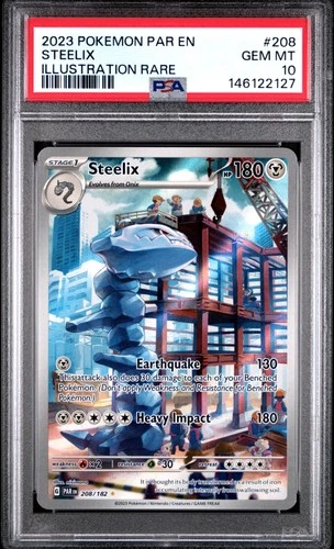 PSA 10 Steelix 208/182 Par paradox Rift ILLUSTRATION RARE