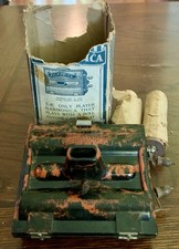 Vintage 1920s Rolmonica Harmonica Marbled Bakelite Made in the USA with 3 Rolls
