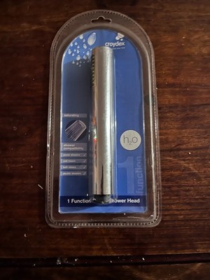 Croydex Pencil Stainless Steel Shower Head, Saturating Showerhead, power showers