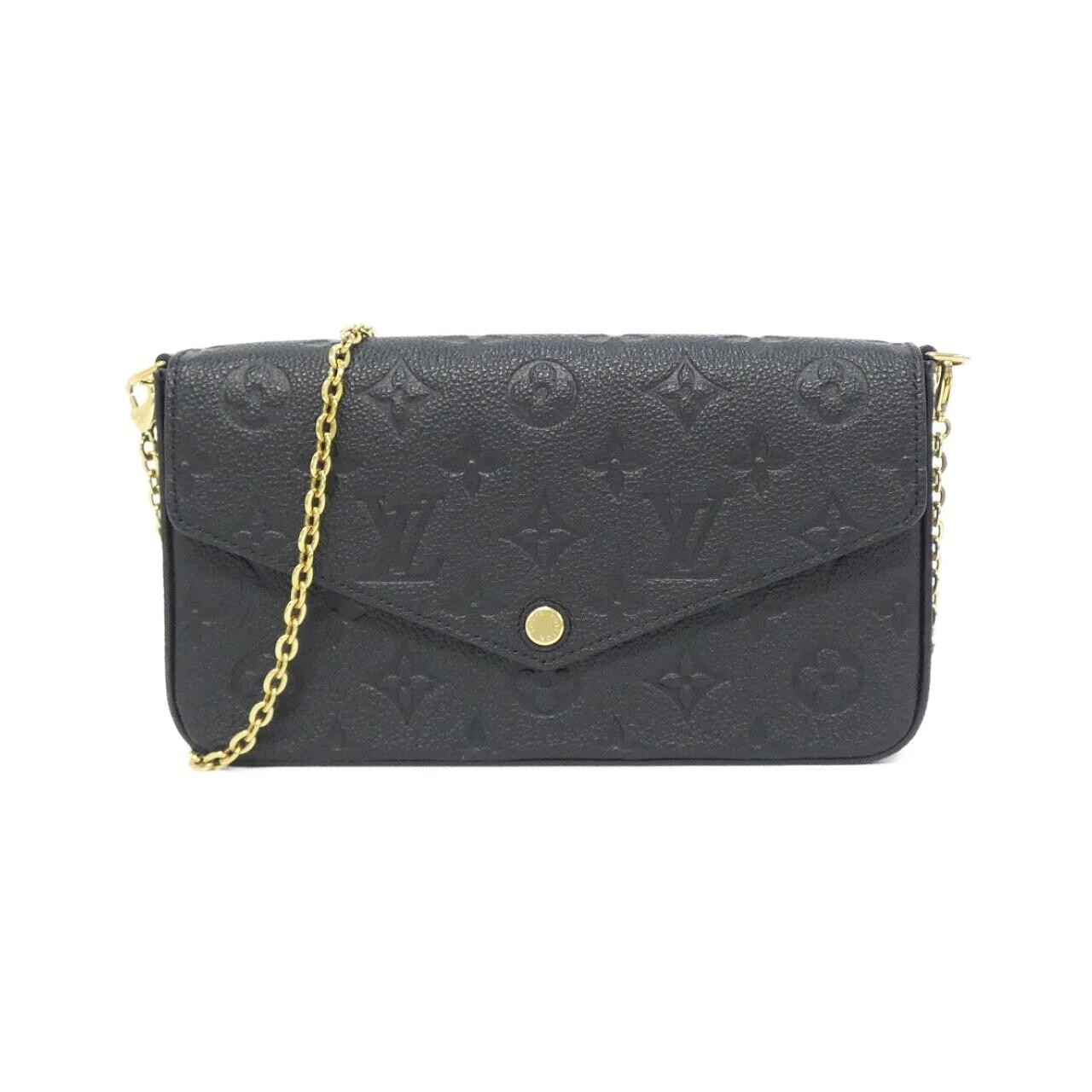 Authentic Louis Vuitton Monogram Empreinte Pochette Felicie M64064 Shoulder ...