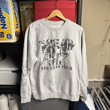 Taylor Swift The Eras Tour 2023 Sweatshirt Gray Size L Official Merch Concert