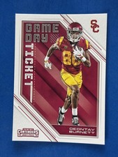 2018 Contenders Draft Picks Game Day Ticket Deontay Burnett USC Trojans