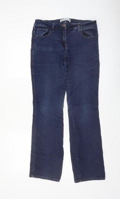 Next Damen blau Bootcut Denim Jeans Größe 14 Regular
