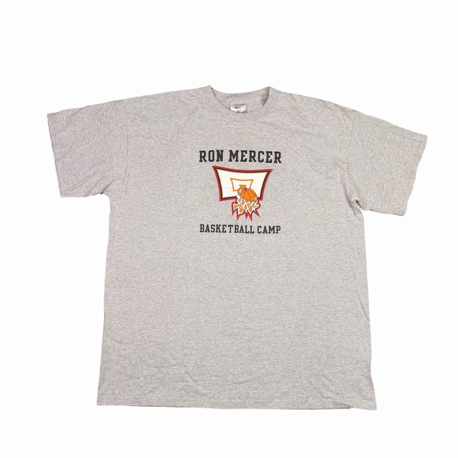 Vintage Nike Ron Mercer Basketball Camp Issued Training T-Shirt Adult Size XL