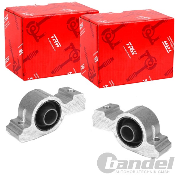 2X TRW Querlenkerlager Buchse Hinten AußEn Vorne Unten Passend FüR Peugeot 406-image