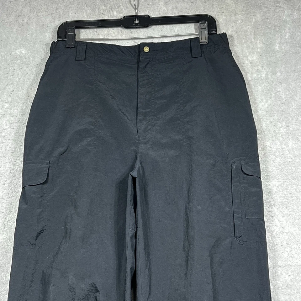 VTG Nike ACG Pants Mens Large Black Windbreaker Track Hiking Cargo Outdoor Y2K - Image 2 of 4