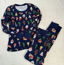 Hanna Andersson Navy Heirloom Ornaments Xmas Tree Holiday Pajamas Women's XS/S