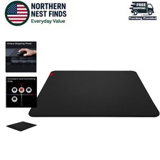 Zowie Black Gaming Mouse Pad 18.5''x15.3'' - Consistent Glide  Medium Softness