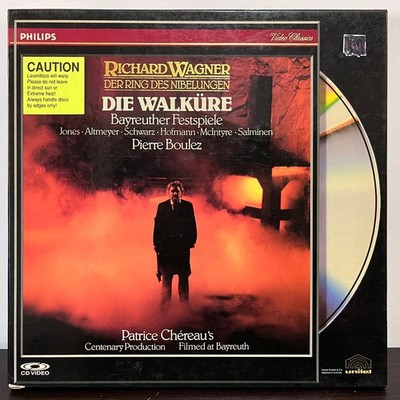 WAGNER - Die Walkure (3 Disc Box Set) (1980) - Laserdisc - Excellent Condition
