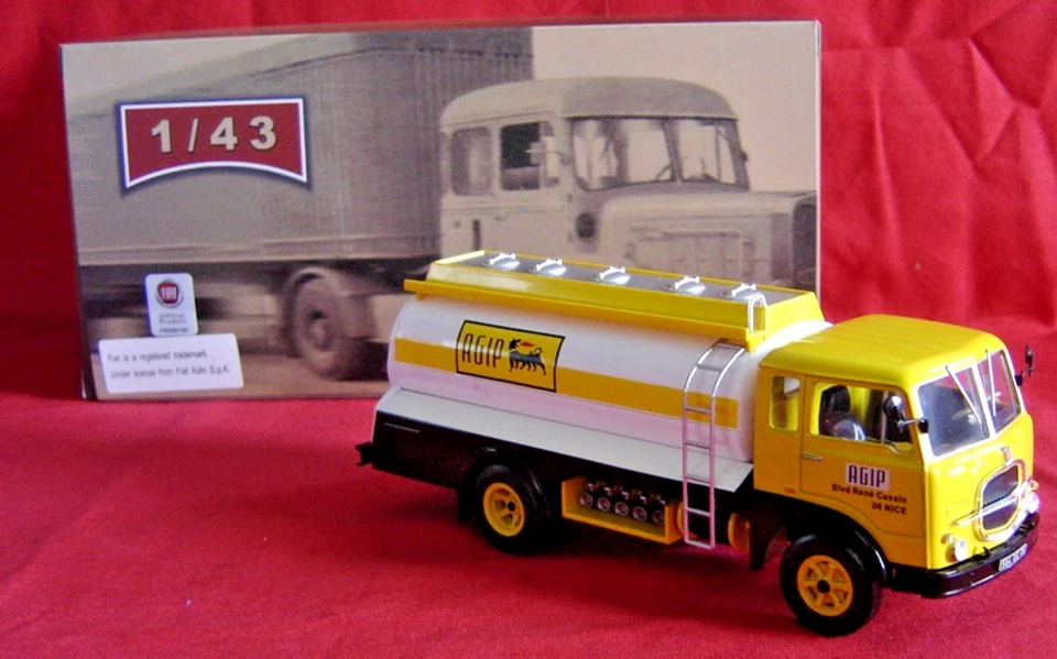 Camion D'Antan N°10 Fiat 643.690 Citerna Agip 1/43 Ixo Altaya In Scatola - Immagine 2 di 4