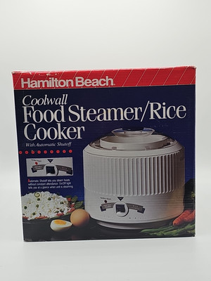 Hamilton Beach Coolwall Food Steamer/Rice Cooker 36500(NOS)