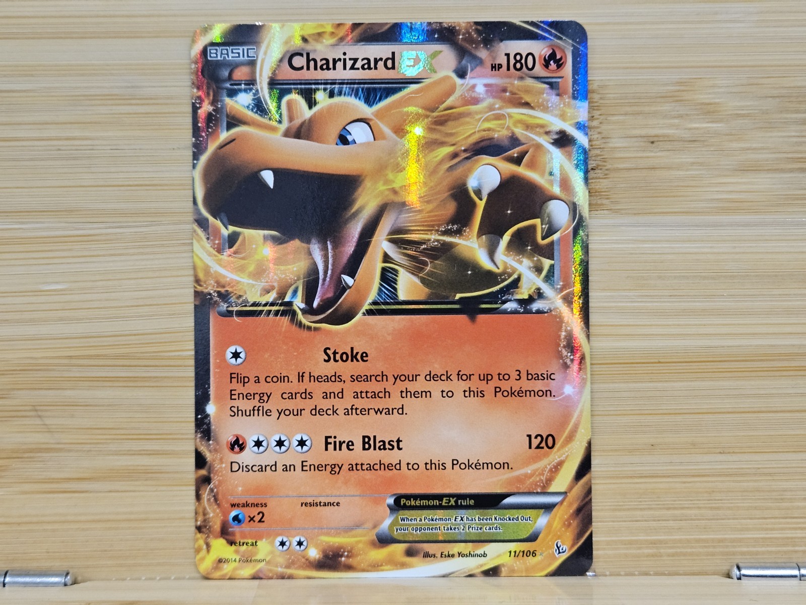 Charizard EX 11/106 Flashfire Holo - Near Mint