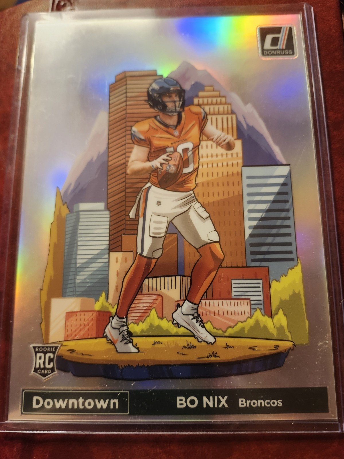 2024 Panini Donruss - Downtown! Bo Nix #19 Oversized (RC)