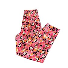 Zara NWOT Women  s XS Multi Floral Pants Stretch Colorful Retro New