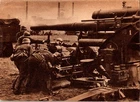 WW2 WWII German Military Luftwaffe Heer Wehrmacht Postcard Flak Gun Crew Solider