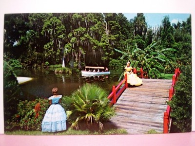 4 different Cypress Gardens Florida botanical flowers