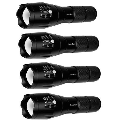 TC1200 PRO Tactical Flashlight Military Grade 5 Mode 3000 Lumens Tactical Led... - Picture 1 of 5