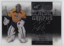 2015-16 Ice Glacial Graphs Black Inscriptions 11/45 Pekka Rinne #GG-PR Auto 19ed