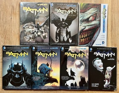 BATMAN NEW 52 HARDCOVER SET VOL 1-7 SCOTT SNYDER GREG CAPULLO DC COMICS SEALED.