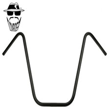 ORIGINAL LOWRIDER 19  LARGE V Ape Handlebar Black 22.2mm Clamp Cruiser/Choppers.