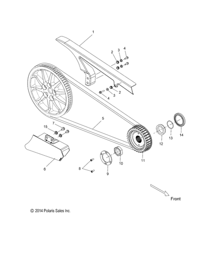 Polaris Drive Belt, Part 3211102 - Bild 2 von 2